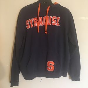 Syracuse Navy  Blue and Orange pullover hoodie
